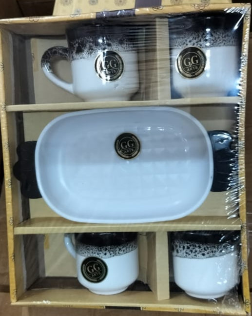 Tapri Ceramic 4+1 Pcs Exclusive Gift Set